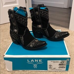 Women's Black Western Boots